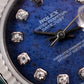 Rolex Datejust Sodalite Lady Ladies Factory Diamonds 26mm 79174