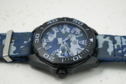 Tag Heuer Aquaracer Camouflage 300M Calibre 5 PVD Titanium WAY208D.FC8221 WAY208D