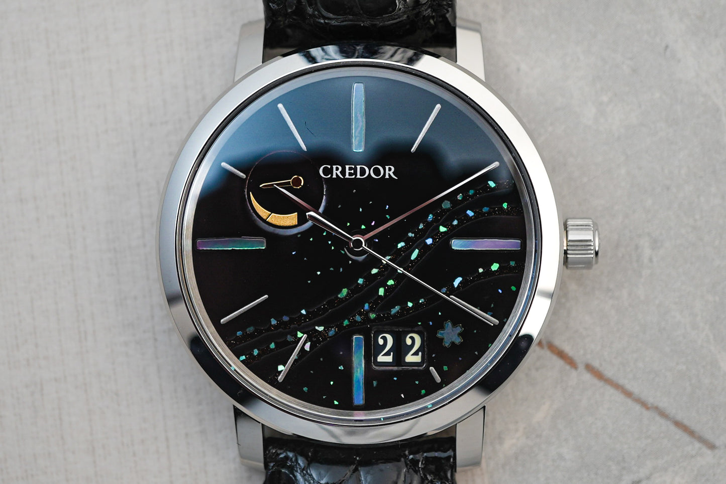Credor Sakura Fubuki Raden Springdrive Limited Edition 120 Pieces GCLP989