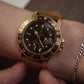 Rolex GMT Master Rootbeer in 18k Solid Yellow Gold Watch Head 1675