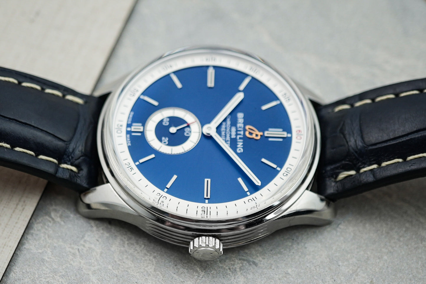 Breitling Premier 40mm Blue Automatic A37340351C1P2