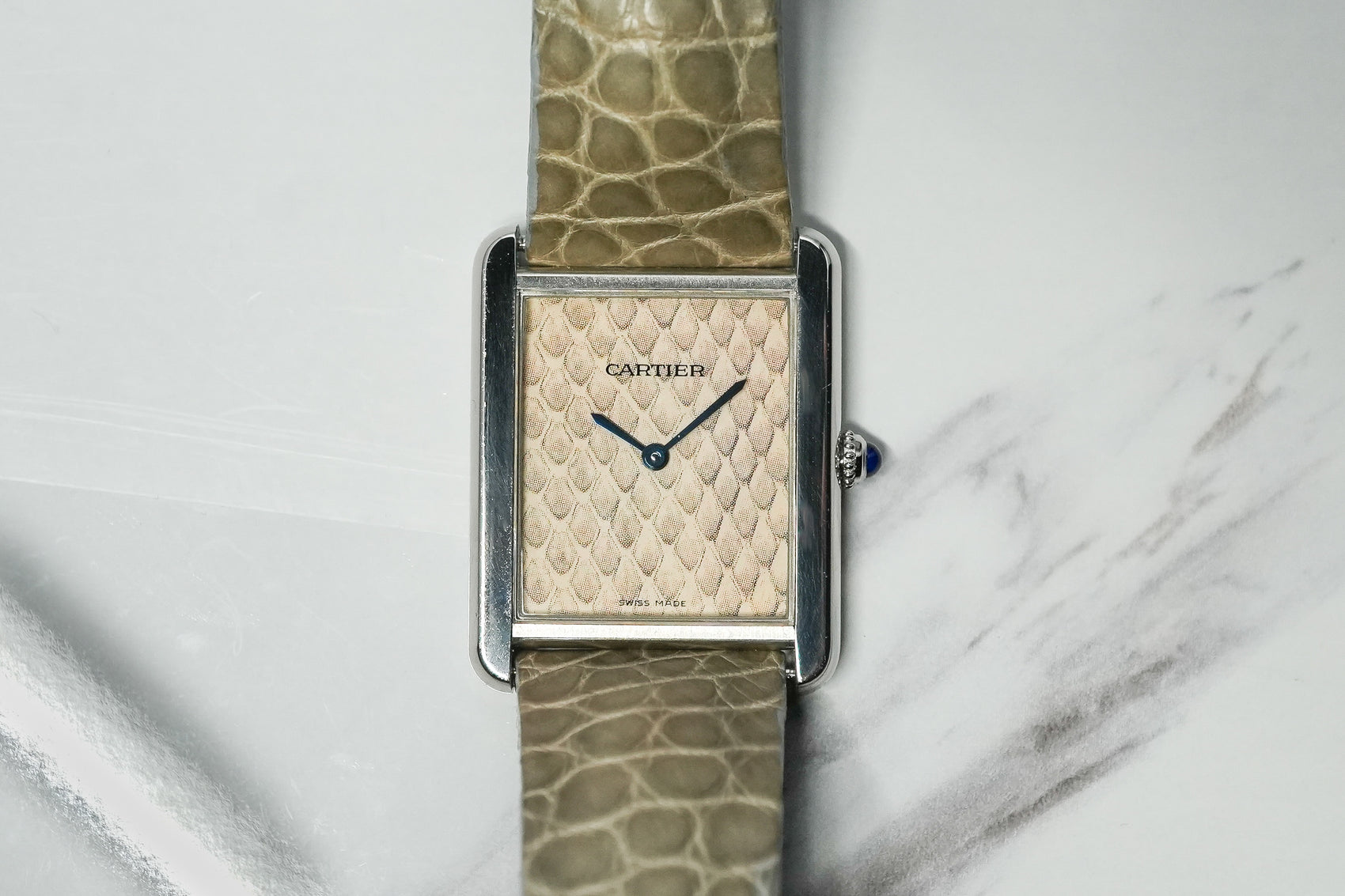 Cartier Tank Solo Python Snake 3170 – luxuryhunts