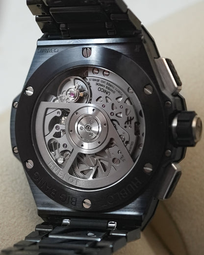 Hublot Big Bang Black Magic Integrated Bracelet Skeletom Ceramic 42mm 451.CX.1170.CX