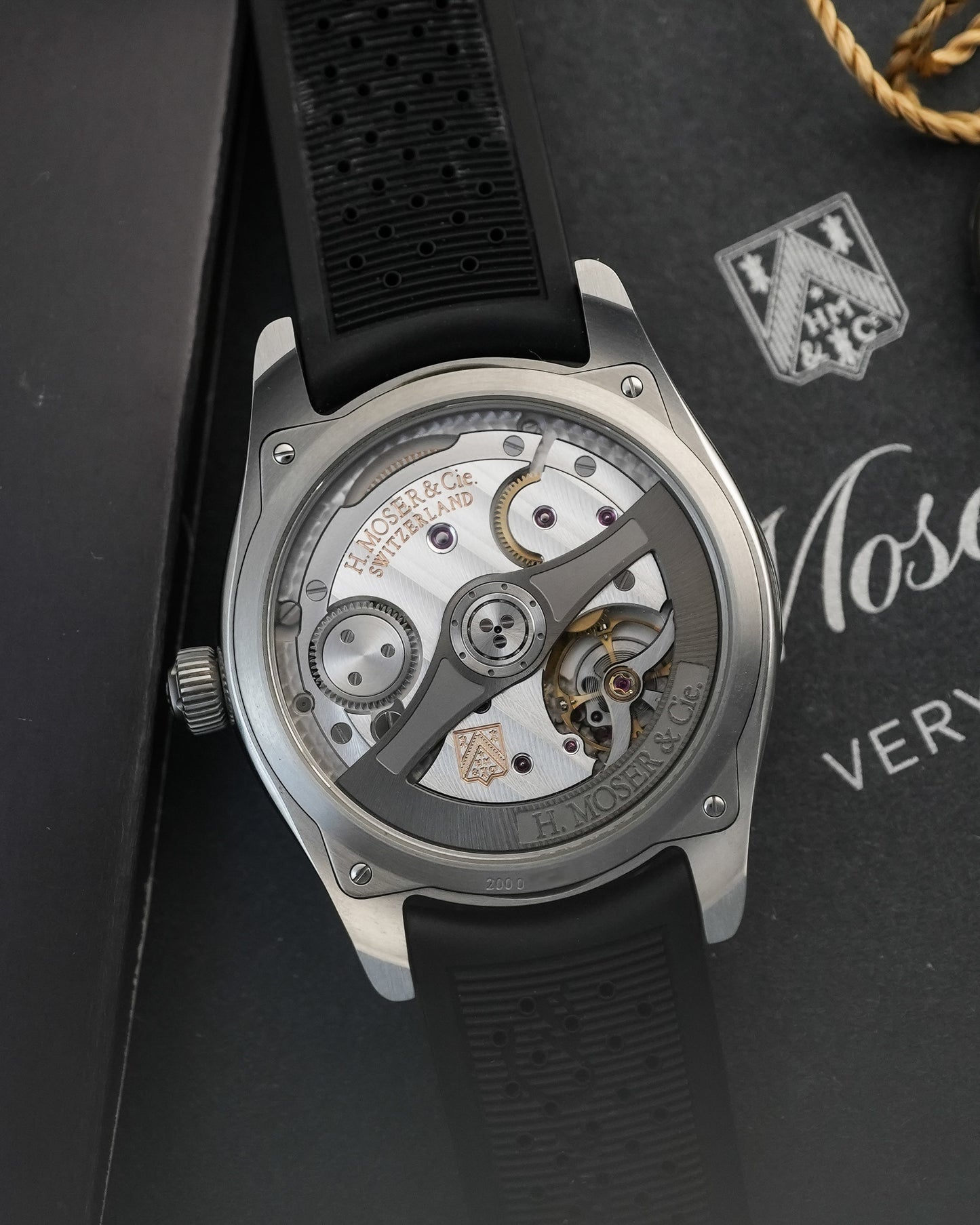 H Moser and Cie Pioneer Centre Seconds Arctic Blue & 3200-1217