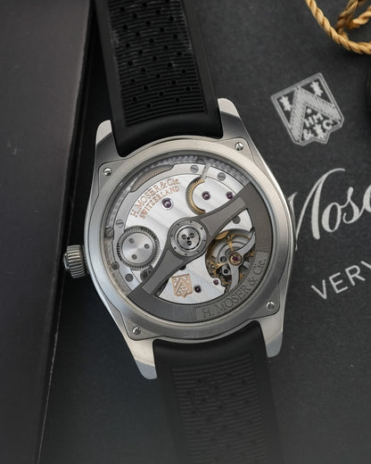 H Moser and Cie Pioneer Centre Seconds Arctic Blue & 3200-1217