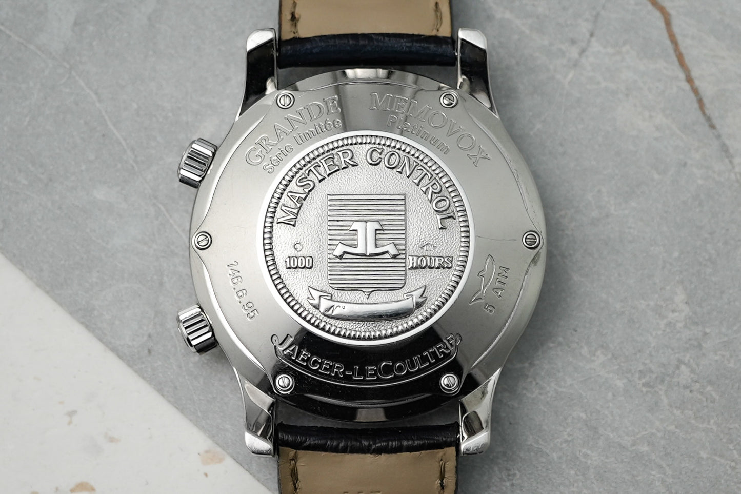 Jaeger LeCoultre Master Compressor Grande Memovox Perpetual Calender Moonphase Alarm Limited Edition 250 Pieces 41mm Platinium 146.6.95