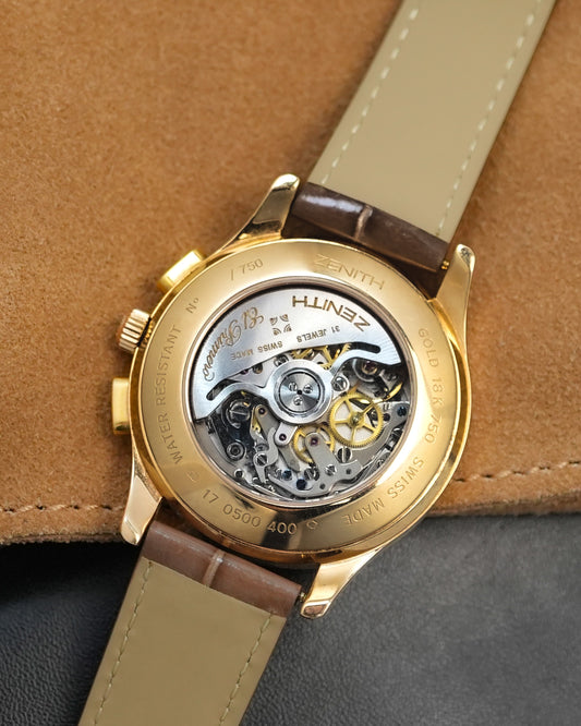 Zenith El Primero Chronomaster Telemeter Limited Edition 750 Pieces in 18k Solid Rose Gold 17.0500.400