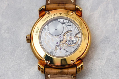 Vacheron Constantin Malte Power Reserve Moonphase Factory Diamonds in 18k Solid Yellow Gold Lady Ladies 83500 83500/000J-9011