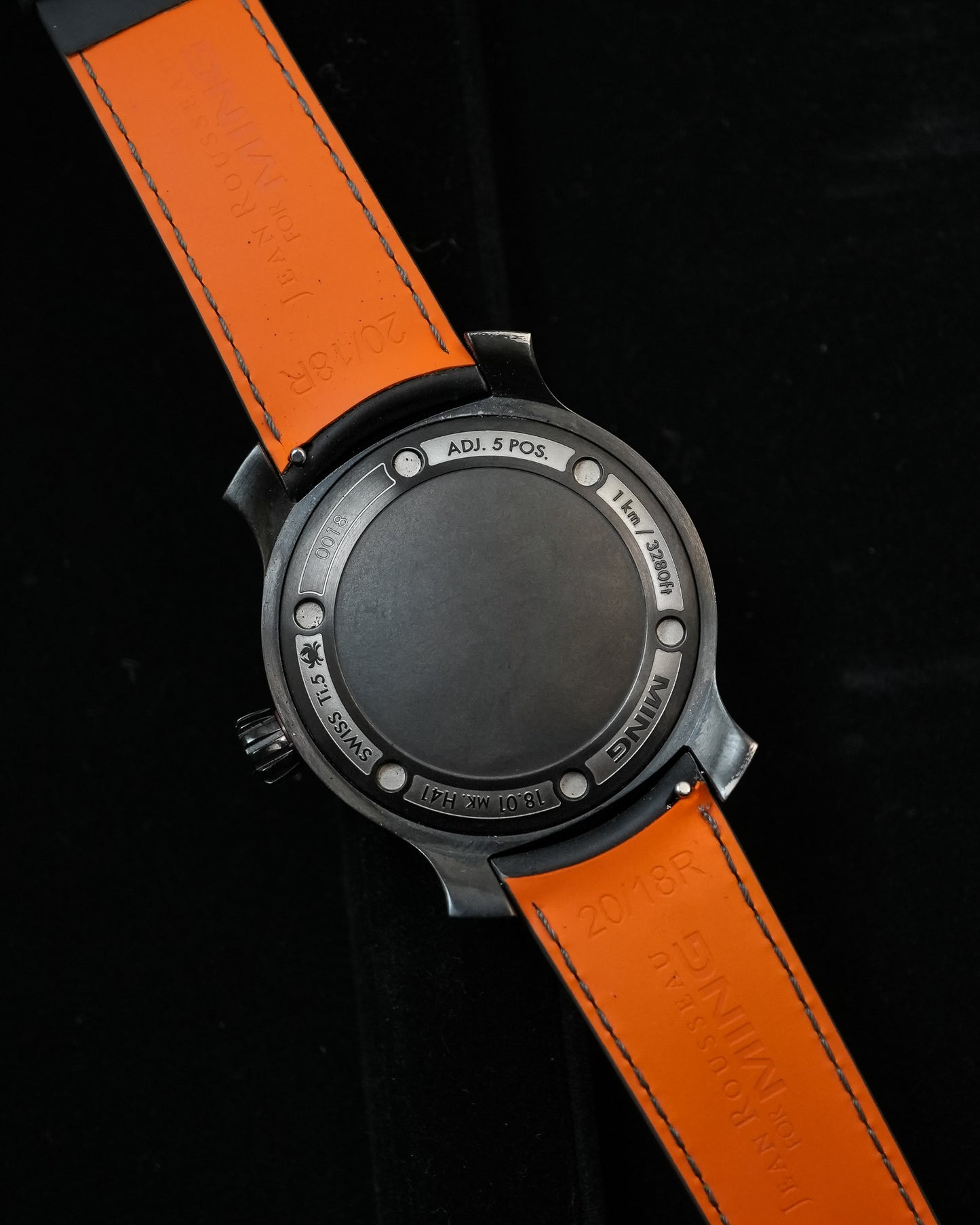 Ming Watch Diver DLC Stainless Steel 40mm Titanium 18.01 H41