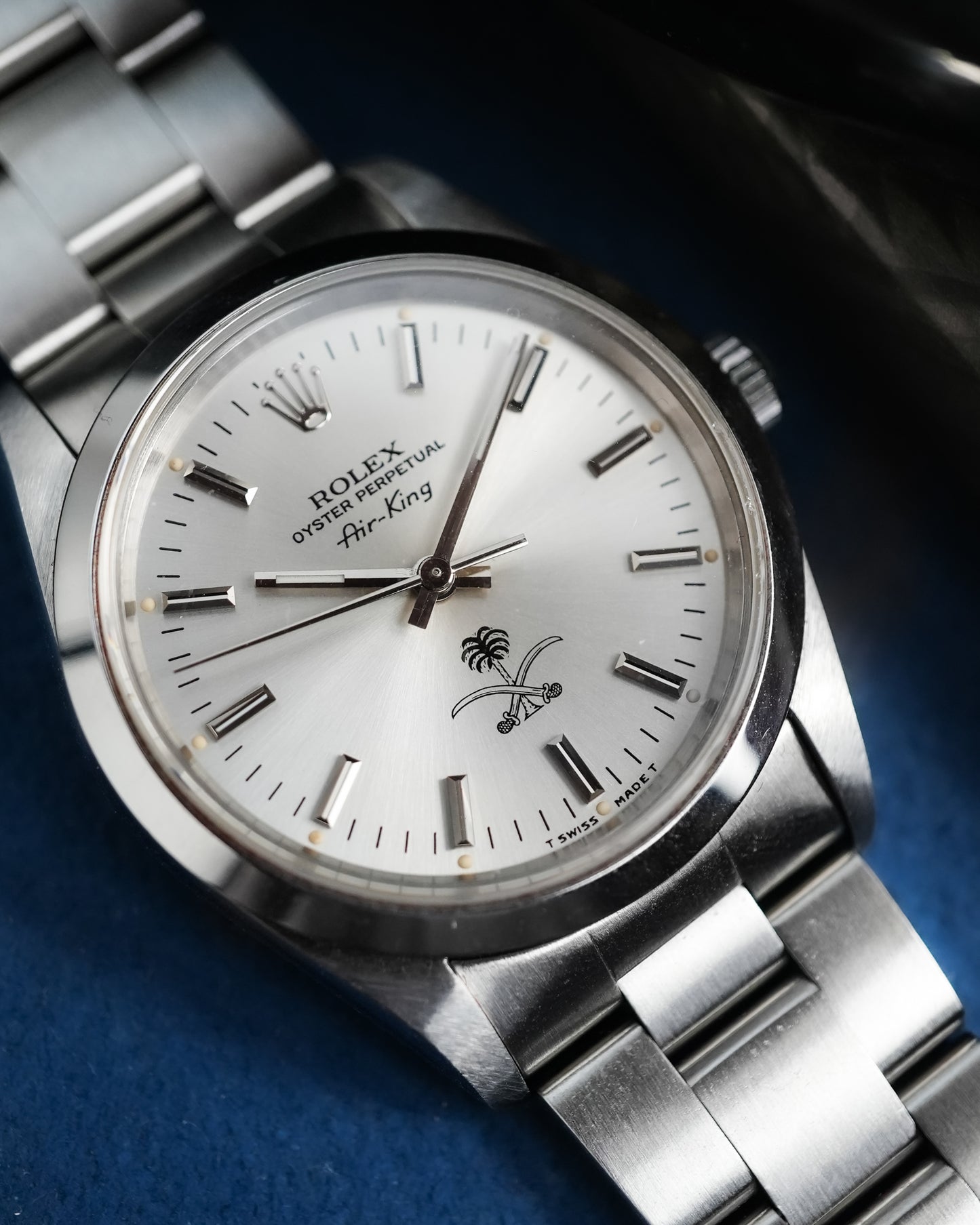 Rolex Air King Saudi Arabia Coat of Arms Emblem 14000