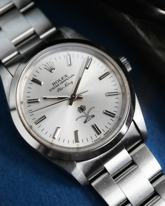 Rolex Air King Saudi Arabia Coat of Arms Emblem 14000
