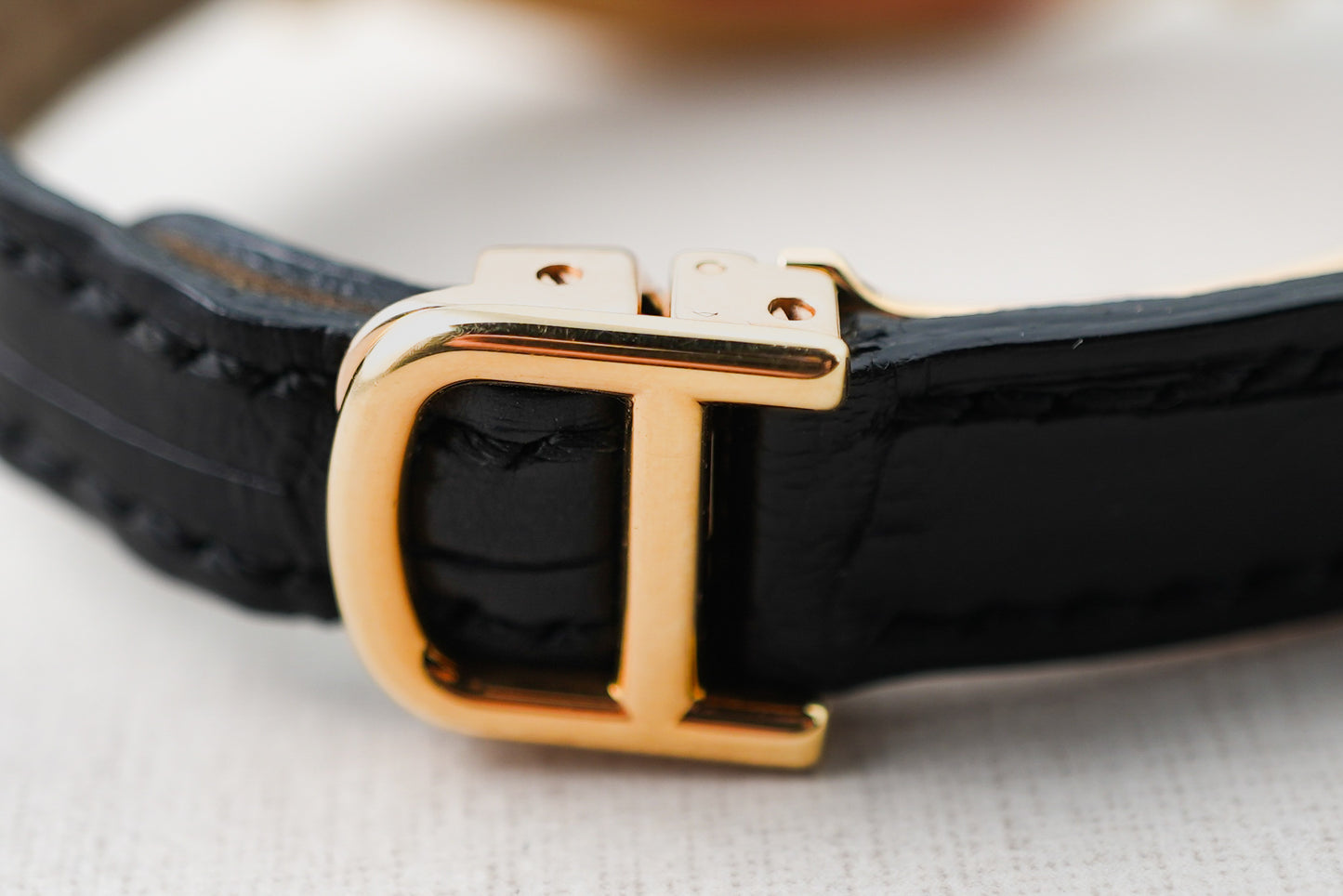 Cartier Tonneau Prive Paris CPCP In 18K Solid Yellow Gold 2667
