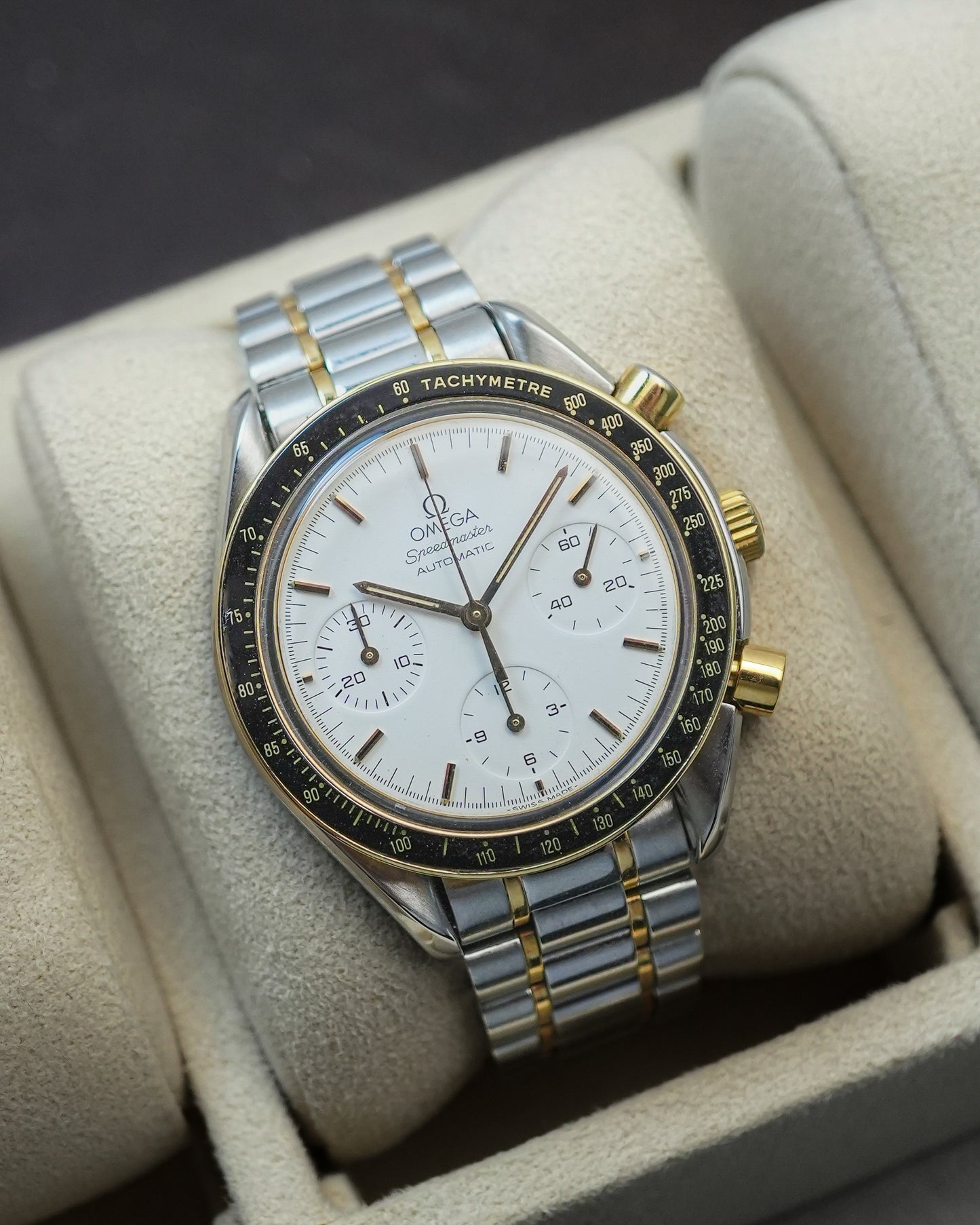 Omega Speedmaster Reduced Albino Two Tone Steel/Gold 39mm 175.0032