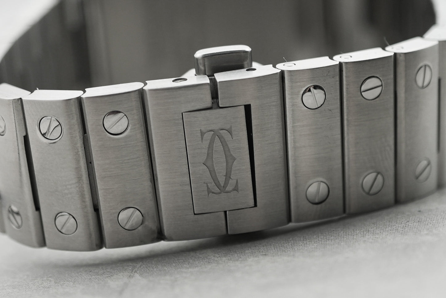 Cartier Santos Medium Factory Diamond 35mm W4SA0005 4075