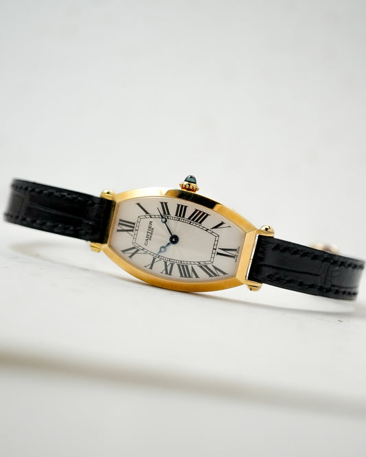 Cartier Tonneau Prive Paris CPCP In 18K Solid Yellow Gold 2667