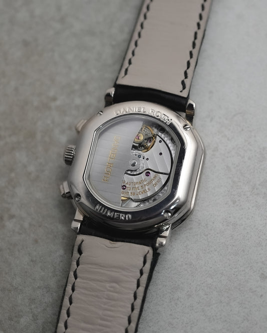 Daniel Roth Chronograph in 18K Solid White Gold Automatic C447