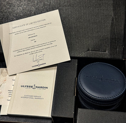 Ulysse Nardin Marine Torpilleur DLC Coated Limited Numbered Edition 300 Pieces 1183-320LE/BLACK 1183-320