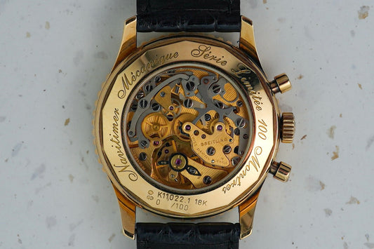 Breitling Navitimer Mechanique in 18k Solid Yellow Gold Limited Numbered Edition 100 Pieces K11022.1 K11022