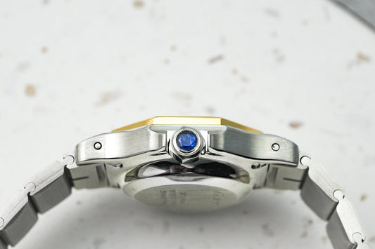 Cartier Santos Octagon Ronde in 18K Solid Yellow Gold Bezel 25mm Automatic 0907