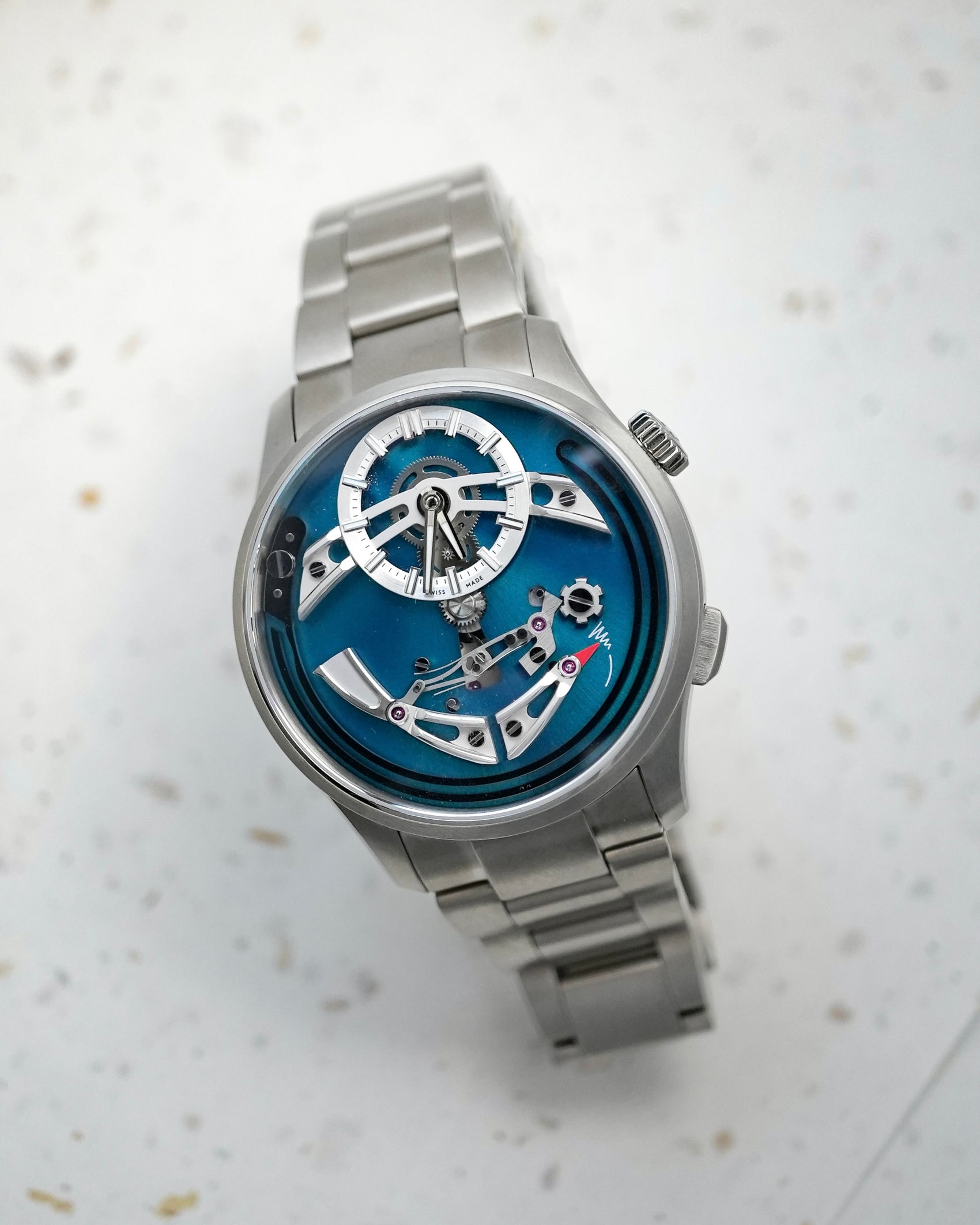 Christopher Ward Bel Canto C1 Dragonfly Showroom Special 300 Pieces Special Limited Edition 41mm Titanium C01-41APT2-T00B3-B0