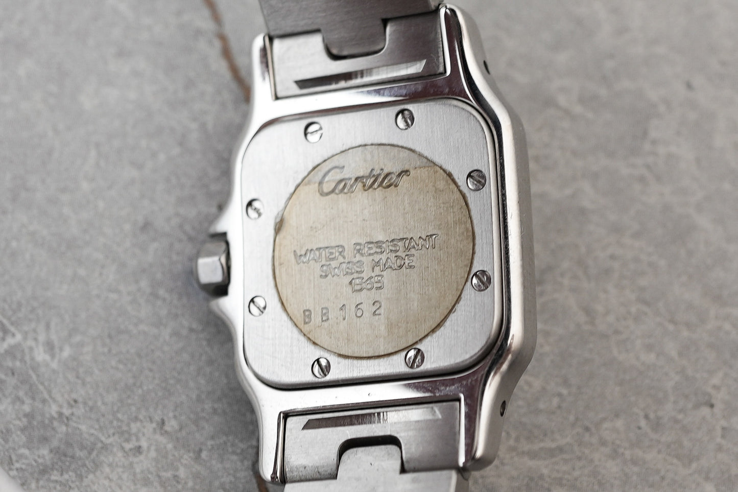 Cartier Santos Galbee Blue Roman Quartz 1565 W20017D6