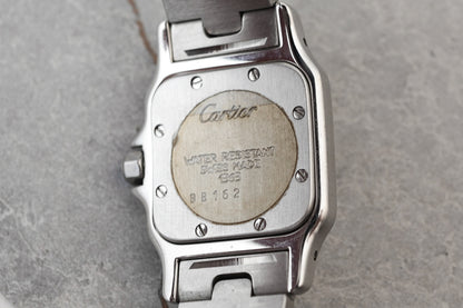 Cartier Santos Galbee Blue Roman Quartz 1565 W20017D6