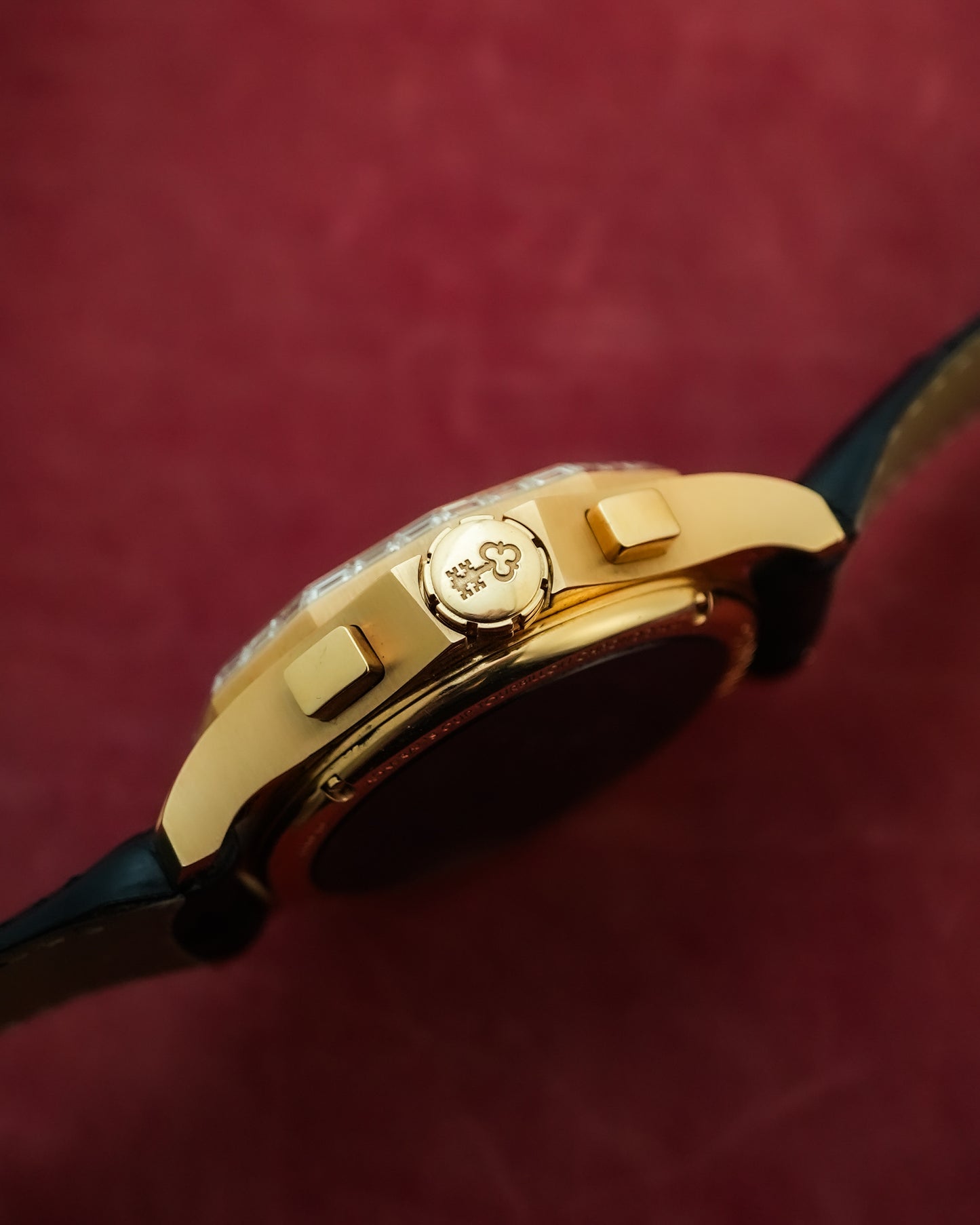 Corum Admiral’s Cup Seafender Tourbillon Chronograph Baguette Factory Diamonds  in 18K Solid Red Gold