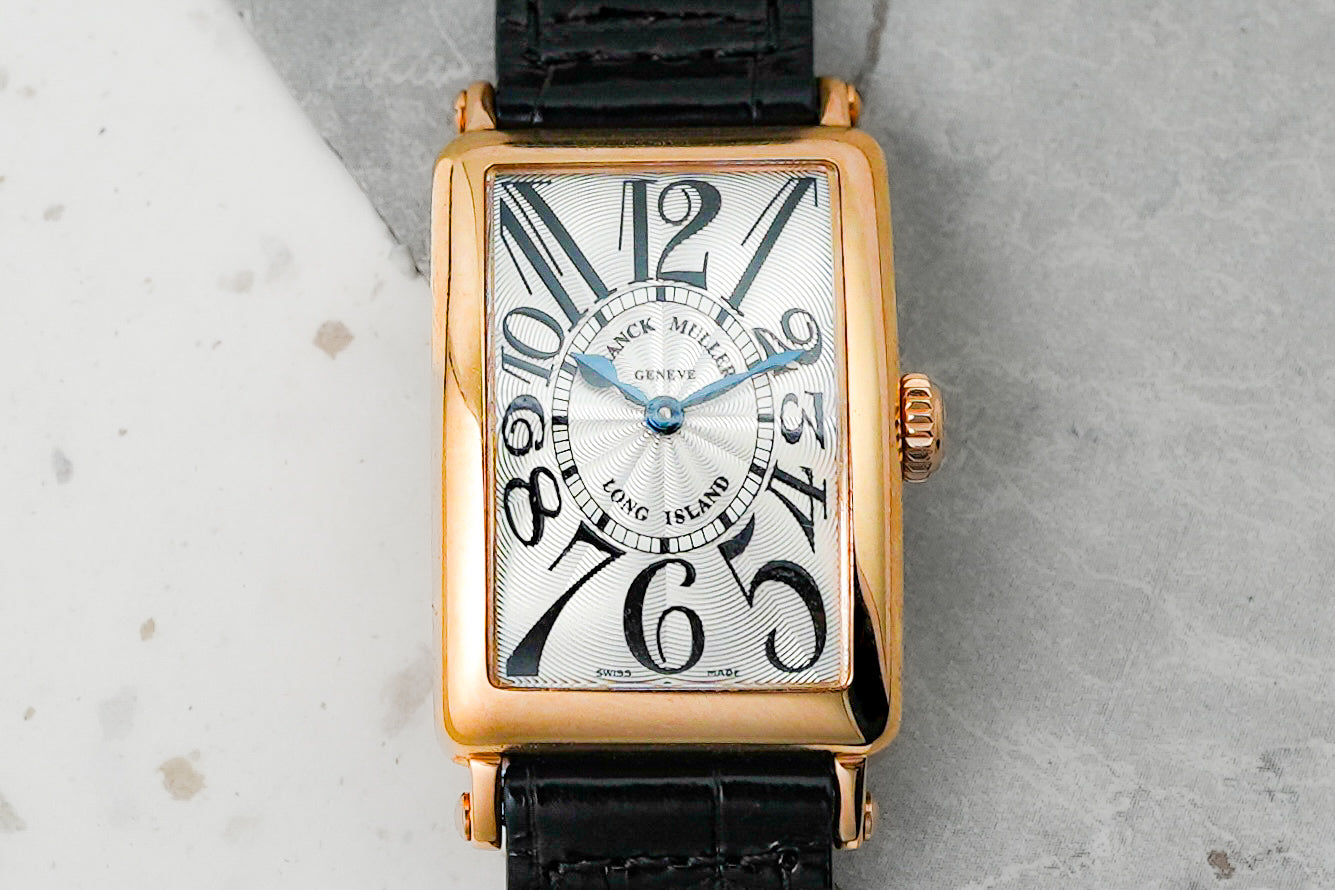 Franck Muller Long Island in 18k Solid Rose Gold Quartz 902QZ