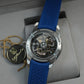 H Moser and Cie Pioneer Retrograde Seconds Midnight Blue 42mm 3250-1200