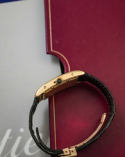 Cartier Tank Americaine Moonphase Date in Solid 18K Yellow Gold 819908