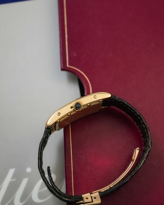Cartier Tank Americaine Moonphase Date in Solid 18K Yellow Gold 819908