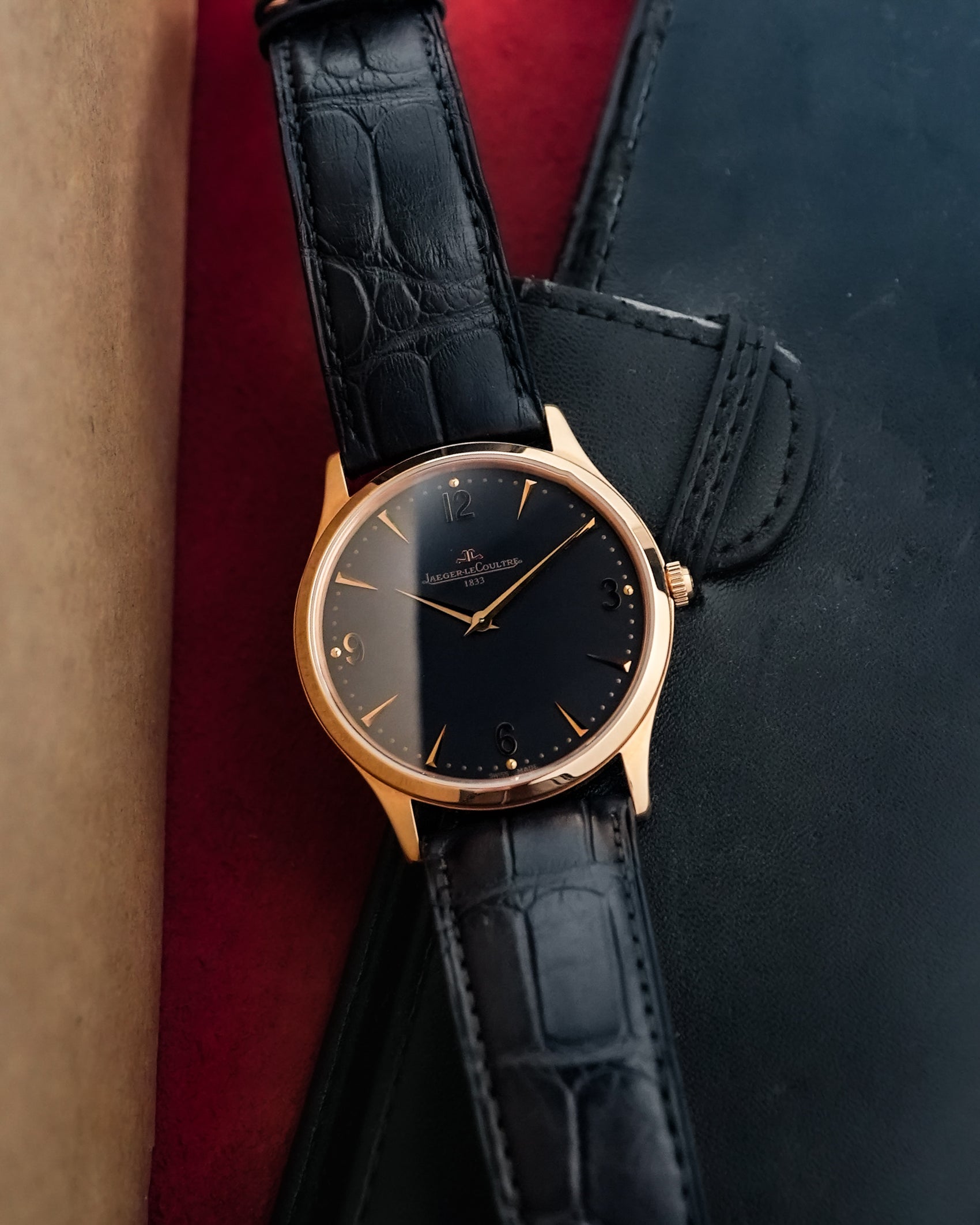 Jaeger LeCoultre JLC Master Ultra Thin in 18K Rose Gold Numbered Edition 38mm 575 Pieces 172.2.79.S Q1342550