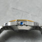 Cartier Octagon Two Tone Yellow Gold Automatic Roman 30mm 2966