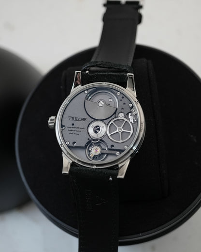 Trilobe Nuit Fantastique Grained Black Titanium 39mm NF06NAG