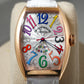 Franck Muller Color Dream Cintree Curvex in Solid 18K Rose Gold 5850 SC COL DRM
